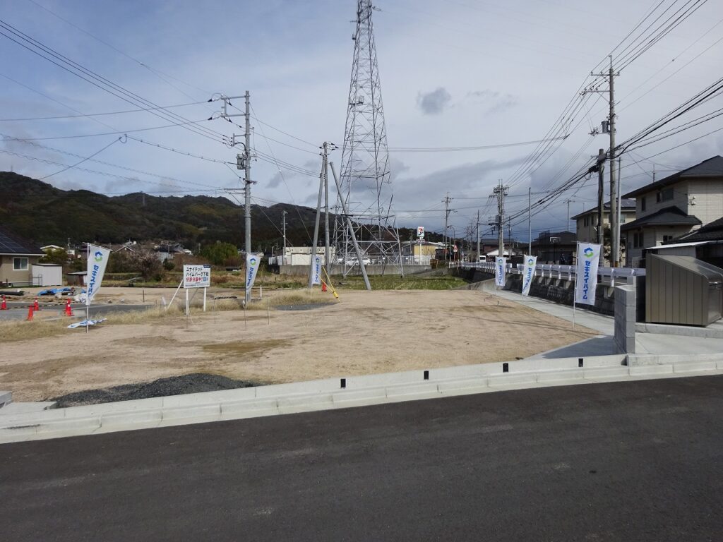 安心安全のセキスイハイムの分譲地です。