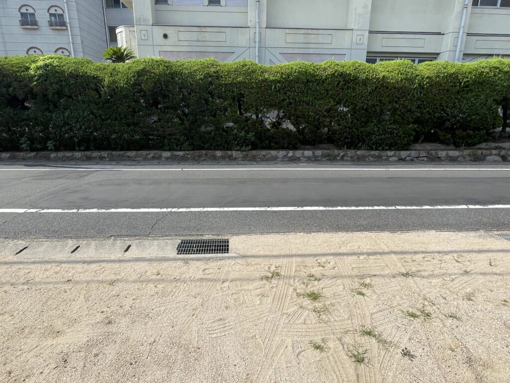 前面道路　南方向