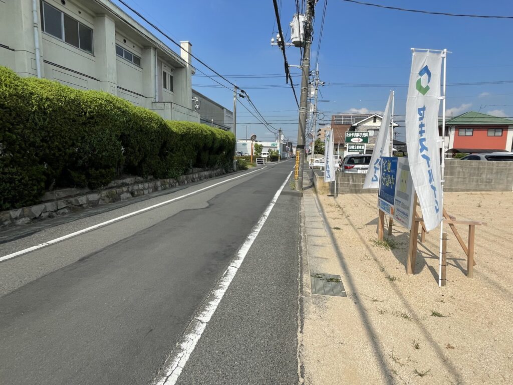 前面道路　東方向