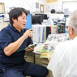 RC（リフォームコーディネーター） 鳥越の仕事の様子